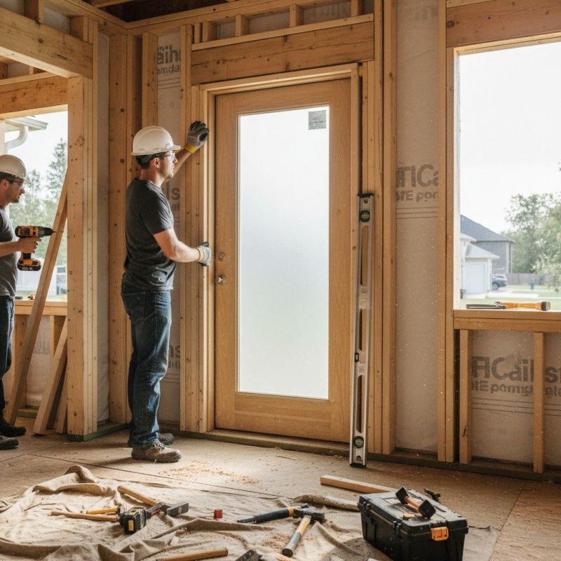 Front Door Staining Service